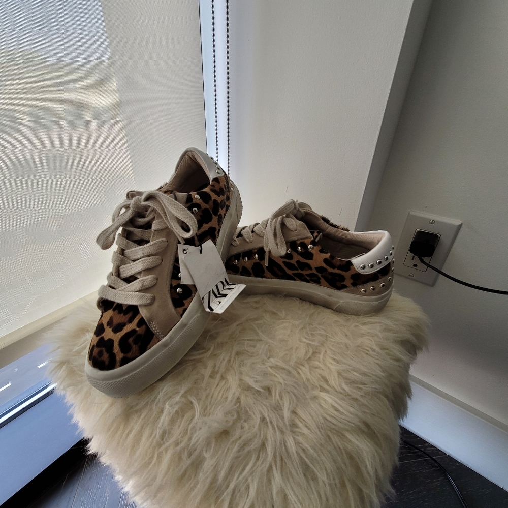 Zara Animal Print Sneaker New, Size 6,5 (37)